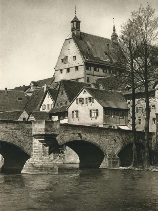 Framed Print : Besigheim a. Neckar, 1931. Artist: Kurt Hielscher Framed Print : Besigheim a. Neckar, 1931. Artist: Kurt Hielscher