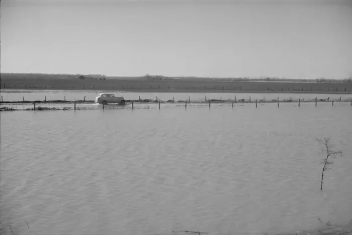 Framed Print : The Bessie Levee augmented with sand bags, near Tiptonville, Tennessee, 1937. Creator: Walker Evans Framed Print : The Bessie Levee augmented with sand bags, near Tiptonville, Tennessee, 1937. Creator: Walker Evans
