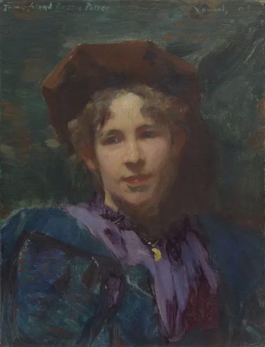 Framed Print : Bessie Potter Vonnoh, 1895. Creator: Robert William Vonnoh Framed Print : Bessie Potter Vonnoh, 1895. Creator: Robert William Vonnoh