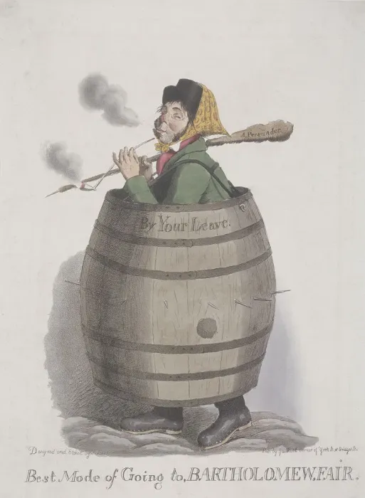 Framed Print : Best Mode of Going to Bartholomew Fair, c1825. Artist: Theodore Lane