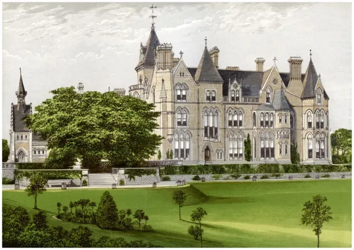 Framed Print : Bestwood Lodge, Nottinghamshire, home of the Duke of St Albans, c1880 Framed Print : Bestwood Lodge, Nottinghamshire, home of the Duke of St Albans, c1880