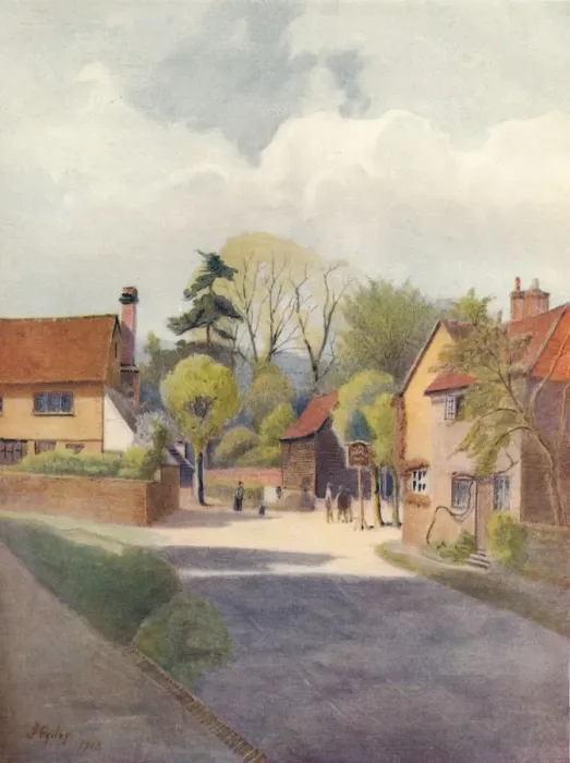 Framed Print : Betchworth, 1913, (1914). Artist: Jamess Ogilvy Framed Print : Betchworth, 1913, (1914). Artist: Jamess Ogilvy