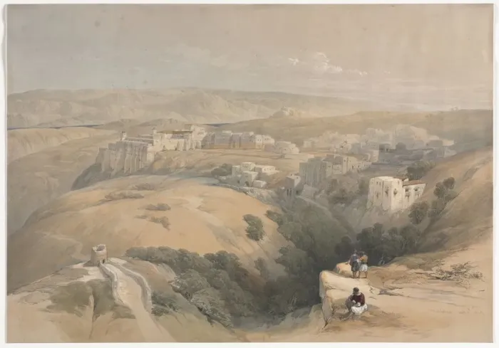 Framed Print : Bethlehem, 1839. Creator: David Roberts (British, 1796-1864) Framed Print : Bethlehem, 1839. Creator: David Roberts (British, 1796-1864)