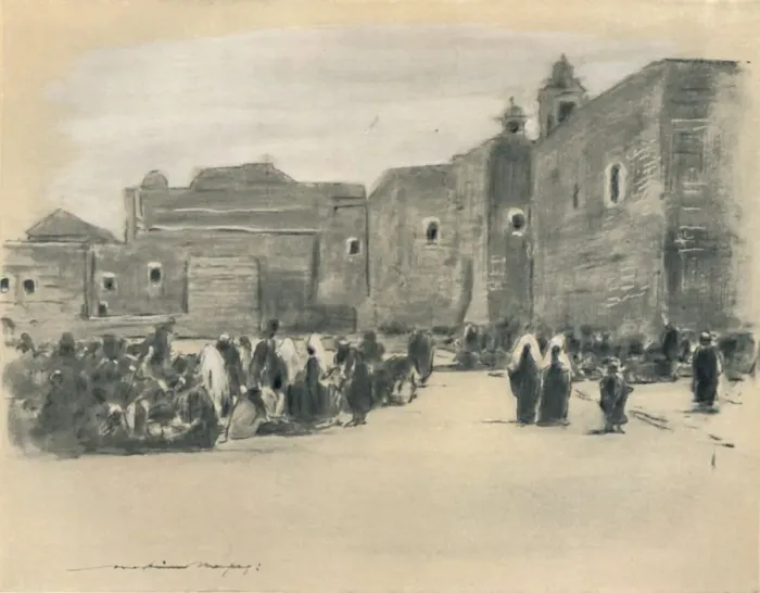 Framed Print : Bethlehem, 1903. Artist: Mortimer L Menpes