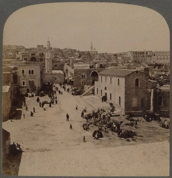Bethlehem of Judea, the birthplace of Jesus, Palestine, 1896. Creator: Underwood & Underwood