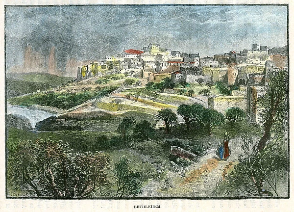 Bethlehem, Palestine, c1885. Artist: J Harmsworth