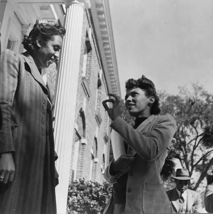 Framed Print : Bethune-Cookman College, Daytona Beach, Florida, 1943. Creator: Gordon Parks Framed Print : Bethune-Cookman College, Daytona Beach, Florida, 1943. Creator: Gordon Parks