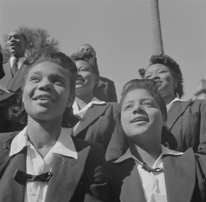 Framed Print : Bethune-Cookman College, Daytona Beach, Florida, 1943. Creator: Gordon Parks Framed Print : Bethune-Cookman College, Daytona Beach, Florida, 1943. Creator: Gordon Parks