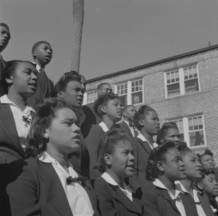Framed Print : Bethune-Cookman College, Daytona Beach, Florida, 1943. Creator: Gordon Parks Framed Print : Bethune-Cookman College, Daytona Beach, Florida, 1943. Creator: Gordon Parks