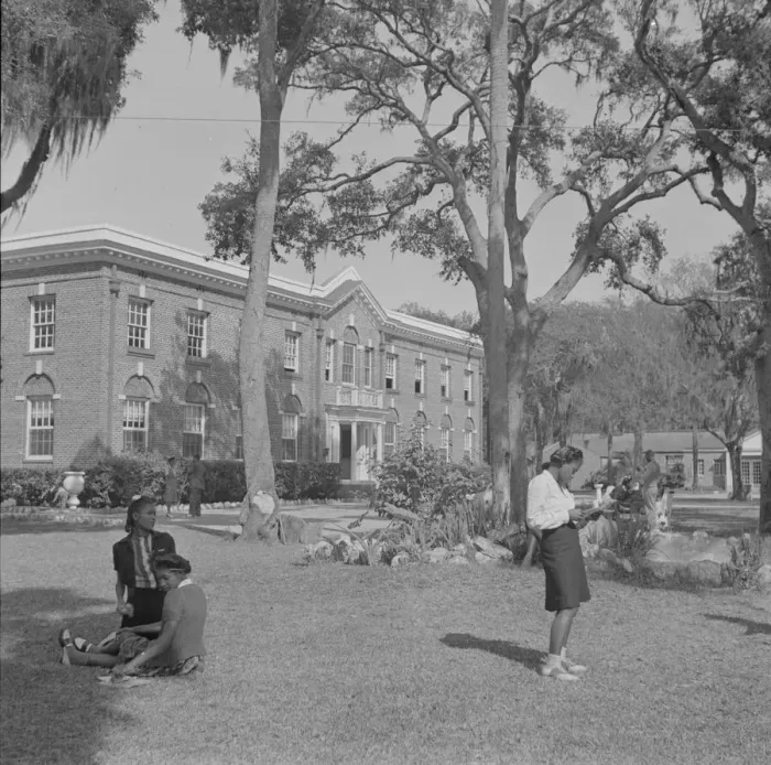Framed Print : Bethune-Cookman College, Daytona Beach, Florida, 1943. Creator: Gordon Parks Framed Print : Bethune-Cookman College, Daytona Beach, Florida, 1943. Creator: Gordon Parks