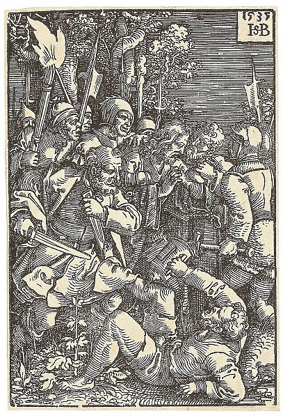 The betrayal of Christ, 1535. Creator: Beham, Hans Sebald (1500-1550)
