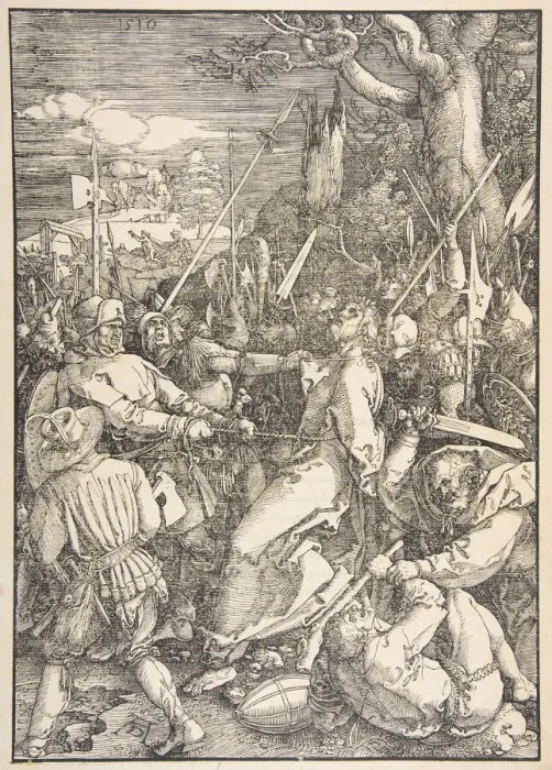 Framed Print : The Betrayal of Christ, from The Large Passion. n. d. Creator: Albrecht Durer Framed Print : The Betrayal of Christ, from The Large Passion. n. d. Creator: Albrecht Durer