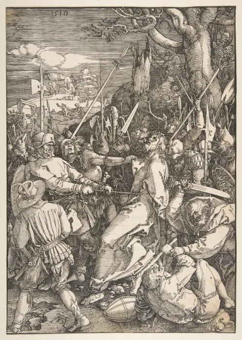 Framed Print : The Betrayal of Christ. n. d. Creator: Albrecht Durer Framed Print : The Betrayal of Christ. n. d. Creator: Albrecht Durer