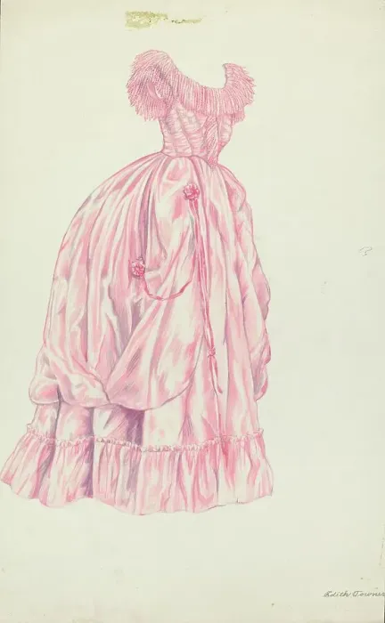 Framed Print : Betrothal Dress, 1935 / 1942. Creator: Edith Towner Framed Print : Betrothal Dress, 1935 / 1942. Creator: Edith Towner
