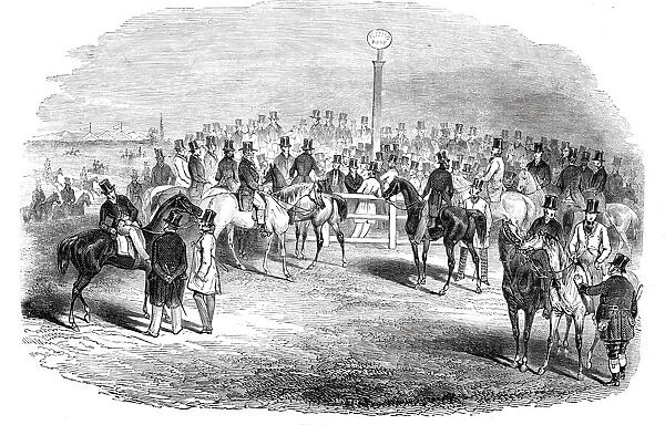 The Betting Ring, Derby Day, Epsom Races, 1844. Creator: Unknown