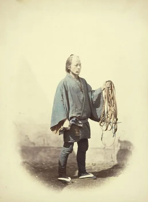 Framed Print : Bettoes, or Grooms, 1866-1867. Creator: Felice Beato Framed Print : Bettoes, or Grooms, 1866-1867. Creator: Felice Beato