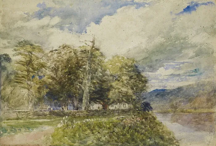 Framed Print : Bettws-y-Coed, 1859. Creator: David Cox the Elder Framed Print : Bettws-y-Coed, 1859. Creator: David Cox the Elder