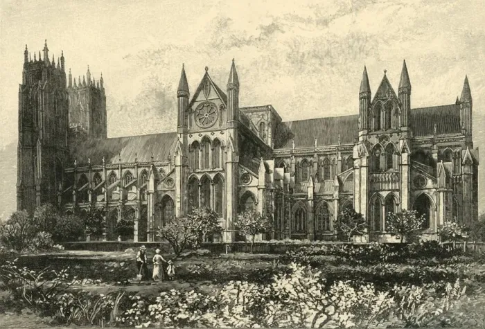 Framed Print : Beverley Minster, 1898. Creator: Unknown Framed Print : Beverley Minster, 1898. Creator: Unknown