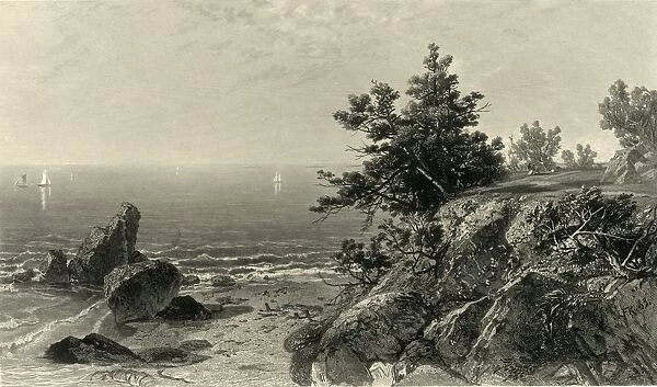 On the Beverly Coast, Massachusetts, 1874. Creator: Samuel Valentine Hunt