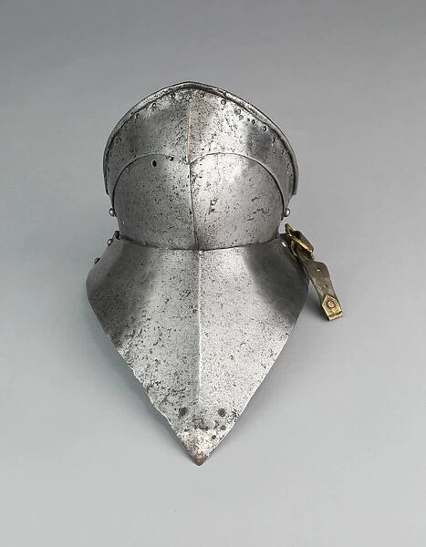 Bevor ('Falling Buff') and Gorget Plate, Europe, c. 1490. Creator: Unknown