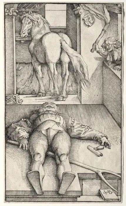 Framed Print : The Bewitched Groom, 1544. Creator: Hans Baldung (German, 1484 / 85-1545) Framed Print : The Bewitched Groom, 1544. Creator: Hans Baldung (German, 1484 / 85-1545)