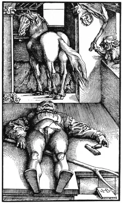 Framed Print : Bewitched Groom (Sleeping Groom and a Sorceress), 1544 (1964) Framed Print : Bewitched Groom (Sleeping Groom and a Sorceress), 1544 (1964)