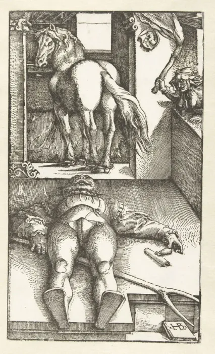 Framed Print : The Bewitched Stableboy, 1544 Framed Print : The Bewitched Stableboy, 1544