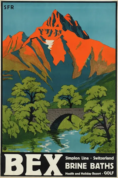 Framed Print : Bex brine baths. Simplon Line, 1930. Creator: Nicollerat, Aimé-Félix (1876-1946) Framed Print : Bex brine baths. Simplon Line, 1930. Creator: Nicollerat, Aimé-Félix (1876-1946)