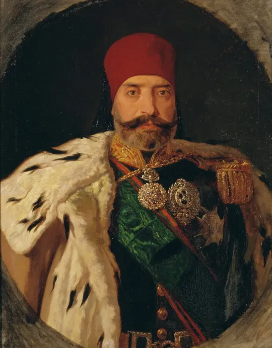 Framed Print : The Bey of Tunis, Sid Muhammed Es Sadok, 1862. Creator: Johan Fredrik Hockert Framed Print : The Bey of Tunis, Sid Muhammed Es Sadok, 1862. Creator: Johan Fredrik Hockert