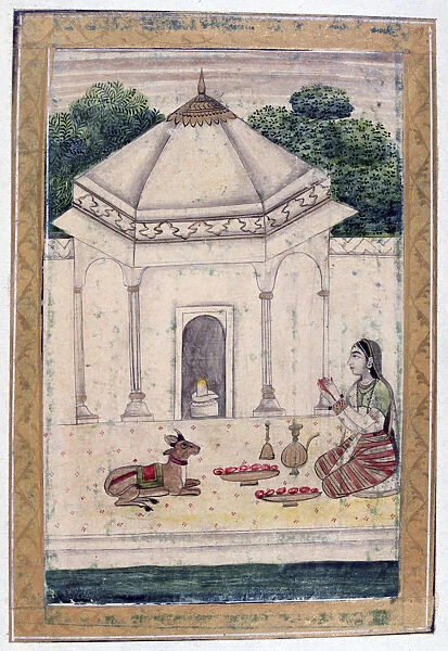 Bhairavi Ragini, Ragamala Album, School of Rajasthan, 19th century