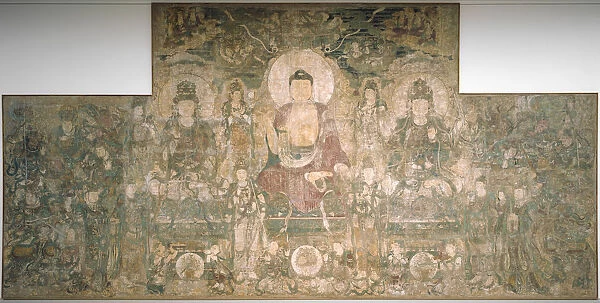 Bhaisajyaguru, the buddha of healing and medicine, ca 1319. Artist: Anonymous