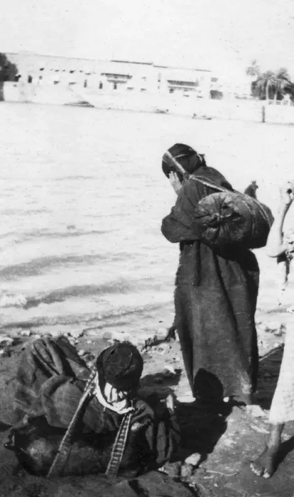 Framed Print : Bhistis or Water Carriers, Basra, Iraq, 1917-1919 Framed Print : Bhistis or Water Carriers, Basra, Iraq, 1917-1919