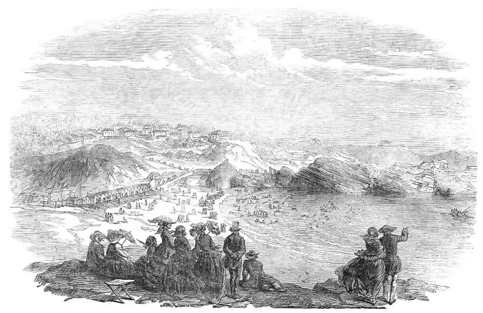 Framed Print : Biaritz, 1854. Creator: Unknown Framed Print : Biaritz, 1854. Creator: Unknown