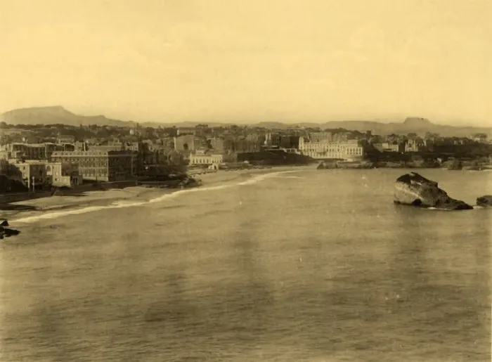Framed Print : Biarritz - Vue Generale, (General View), c1930. Creator: Unknown
