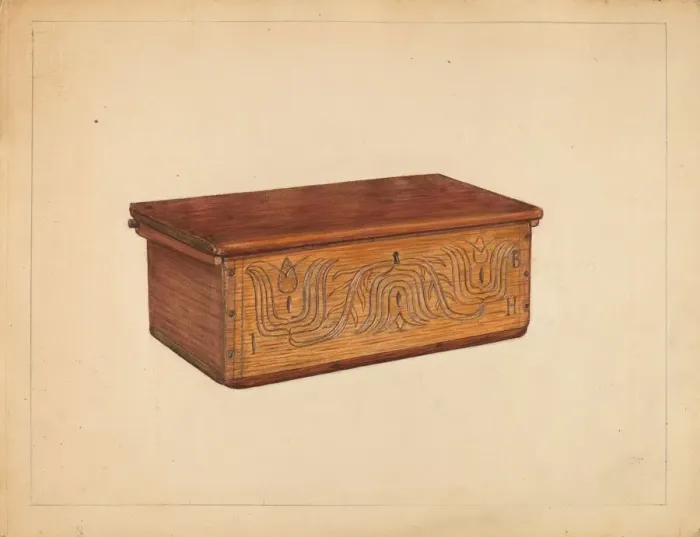 Framed Print : Bible Box, c. 1936. Creator: Bernard Gussow Framed Print : Bible Box, c. 1936. Creator: Bernard Gussow