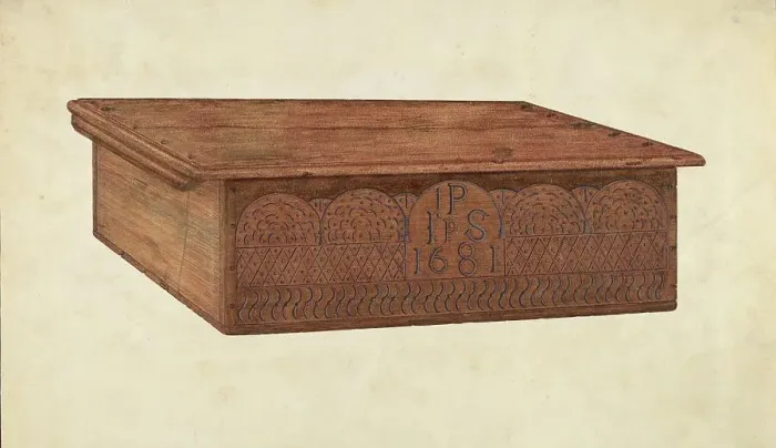 Framed Print : Bible Box, c. 1940. Creator: Raymond McGough