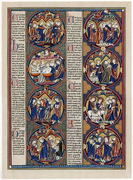 Bible scenes, late 13th century