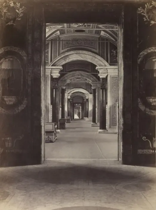 Framed Print : Bibliotheque du Vatican, c. 1860. Creator: Charles Soulier (French, 1840-1875) Framed Print : Bibliotheque du Vatican, c. 1860. Creator: Charles Soulier (French, 1840-1875)