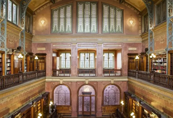 Framed Print : Bibliotheque Solvay, 137 Rue Belliard, (1902), c2014-2017. Artist: Alan John Ainsworth Framed Print : Bibliotheque Solvay, 137 Rue Belliard, (1902), c2014-2017. Artist: Alan John Ainsworth