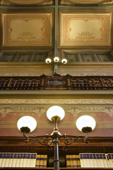 Framed Print : Bibliotheque Solvay, 137 Rue Belliard, (1902), c2014-2017. Artists: Alan John Ainsworth Framed Print : Bibliotheque Solvay, 137 Rue Belliard, (1902), c2014-2017. Artists: Alan John Ainsworth