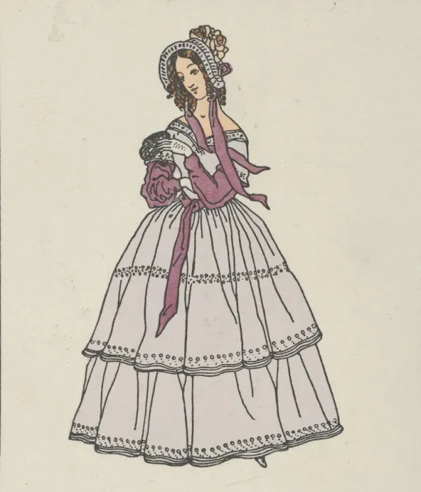 Framed Print : Biedermeier Fashion, 1908. Creator: Urban Janke Framed Print : Biedermeier Fashion, 1908. Creator: Urban Janke