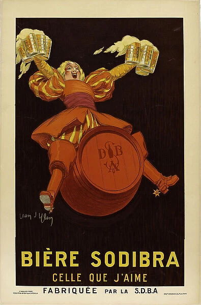 Bière Sodibra, 1920s. Creator: D'Ylen, Jean (1886-1938)