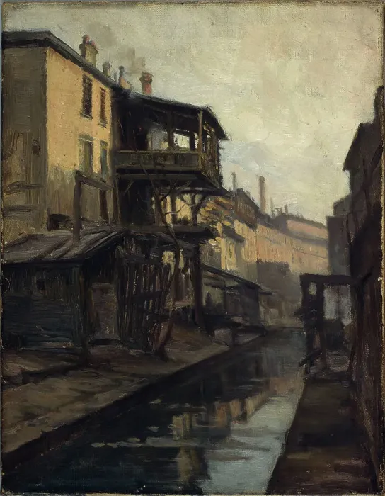 Framed Print : Bievre, rue des Cordelieres, c1900. Creator: Germain Eugene Bonneton Framed Print : Bievre, rue des Cordelieres, c1900. Creator: Germain Eugene Bonneton