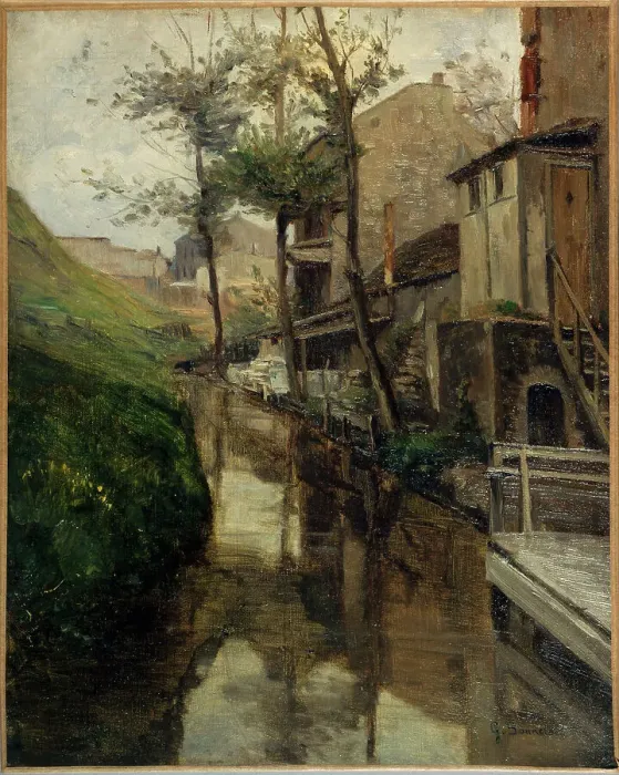 Framed Print : Bièvre, rue Vulpian, c1900. Creator: Germain Eugene Bonneton Framed Print : Bièvre, rue Vulpian, c1900. Creator: Germain Eugene Bonneton