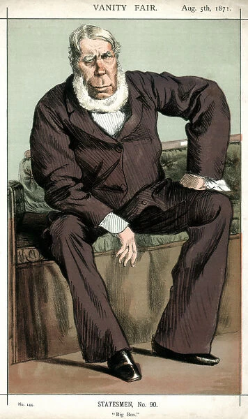 Big Ben George Bentinck, British politician, 1871. Artist: Coide