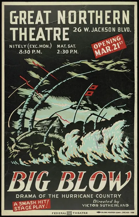 Framed Print : Big Blow, Chicago, [193-]. Creator: Unknown