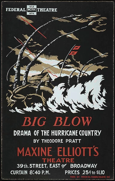 Big Blow, New York, 1938. Creator: Unknown