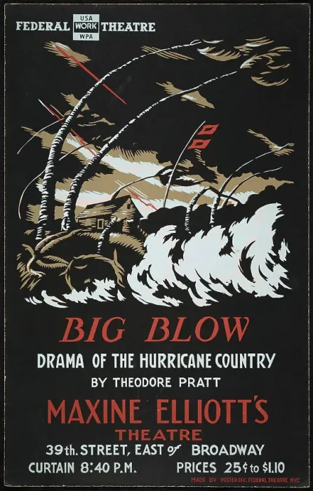 Framed Print : Big Blow, New York, 1938. Creator: Unknown Framed Print : Big Blow, New York, 1938. Creator: Unknown