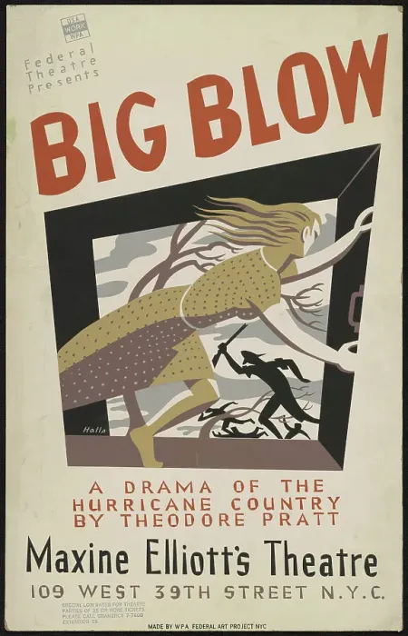 Framed Print : Big Blow, New York, 1938. Creator: Unknown Framed Print : Big Blow, New York, 1938. Creator: Unknown