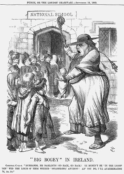Big Bogey in Ireland, 1869. Artist: Joseph Swain